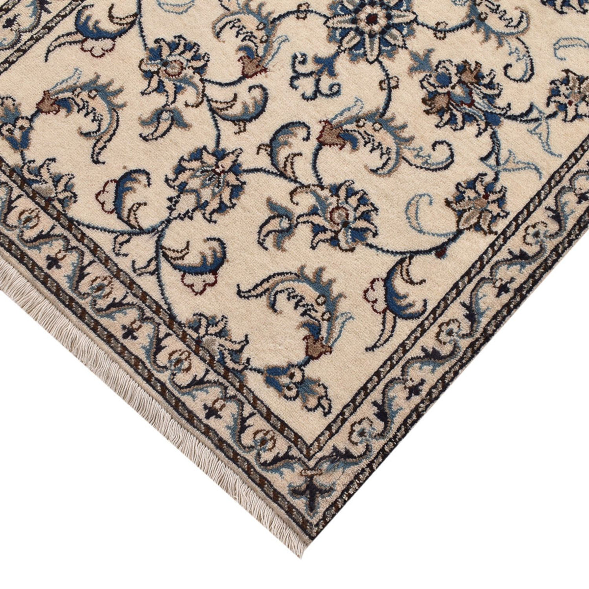 Loper Perzisch tapijt - Nain - 377 x 79 cm - beige
