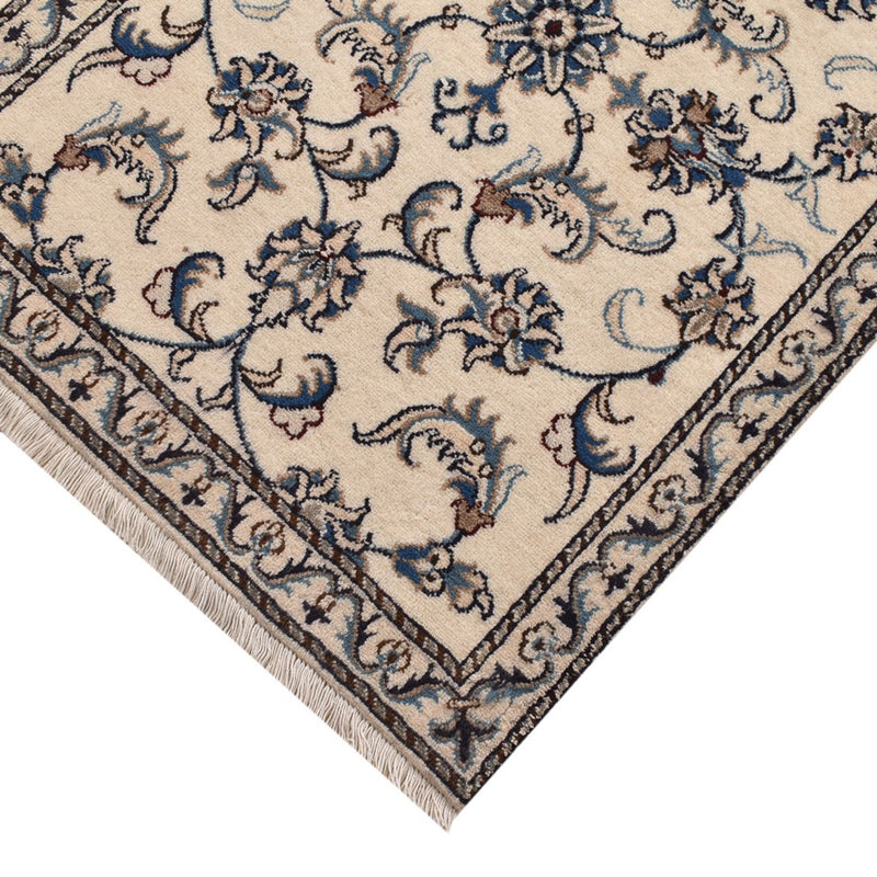Loper Perzisch tapijt - Nain - 377 x 79 cm - beige