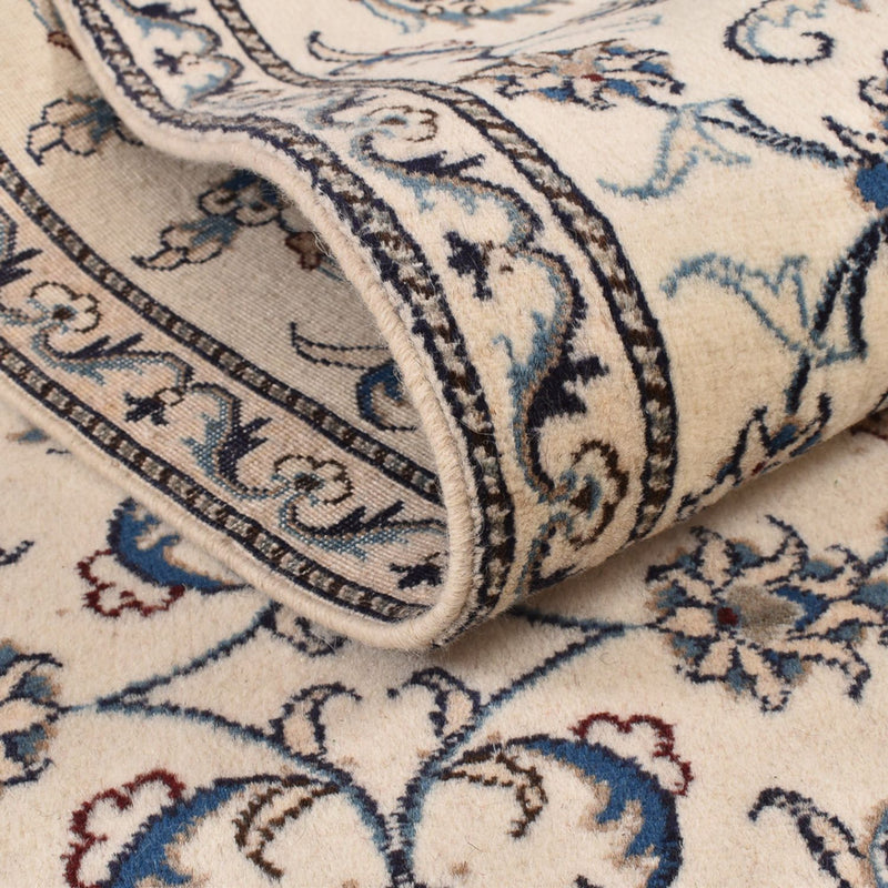 Loper Perzisch tapijt - Nain - 377 x 79 cm - beige