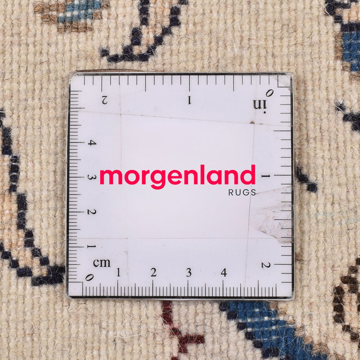 Loper Perzisch tapijt - Nain - 377 x 79 cm - beige