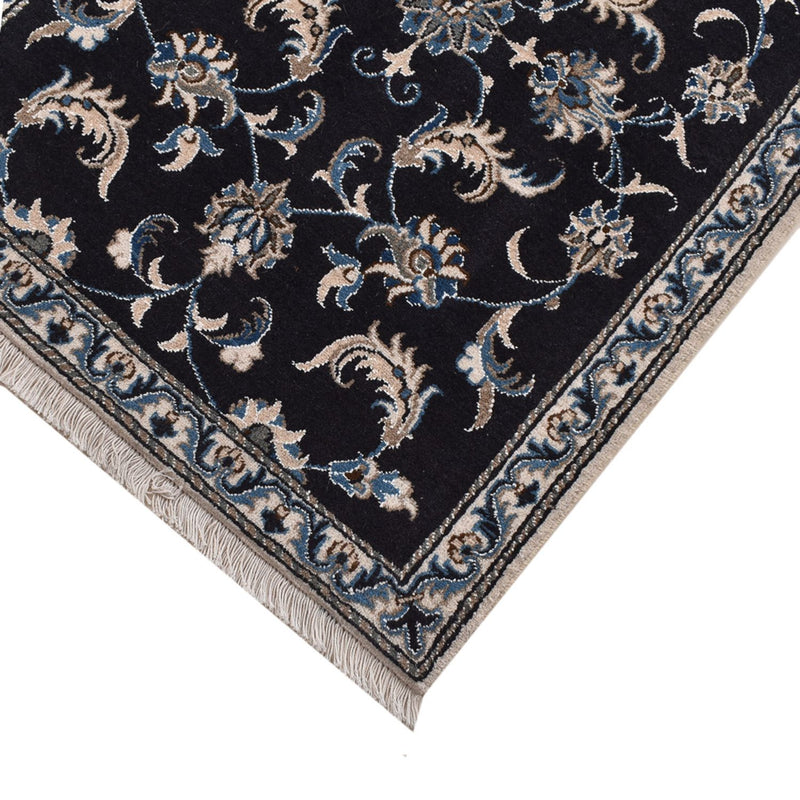 Loper Perzisch tapijt - Nain - 292 x 78 cm - donkerblauw