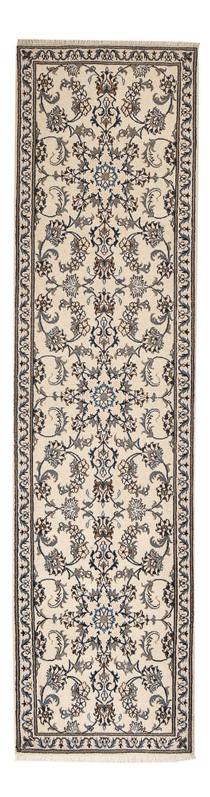 Loper Perzisch tapijt - Nain - 292 x 75 cm - beige