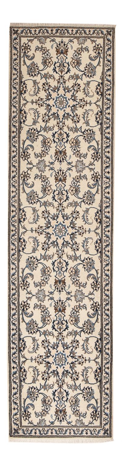 Loper Perzisch tapijt - Nain - 292 x 75 cm - beige