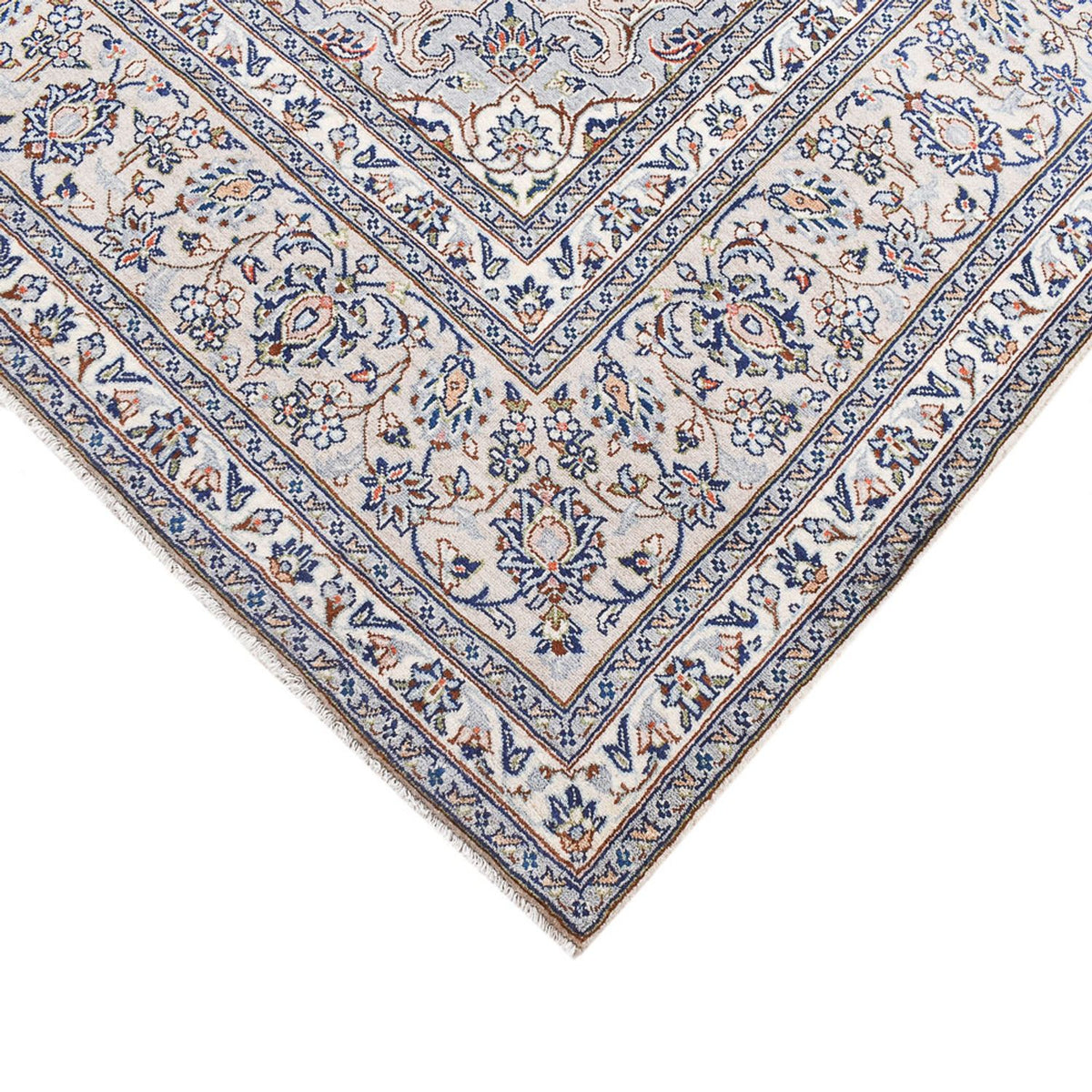 Perzisch tapijt - Keshan - 350 x 242 cm - grijs