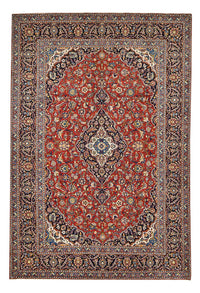 Perzisch tapijt - Keshan - 392 x 264 cm - rood