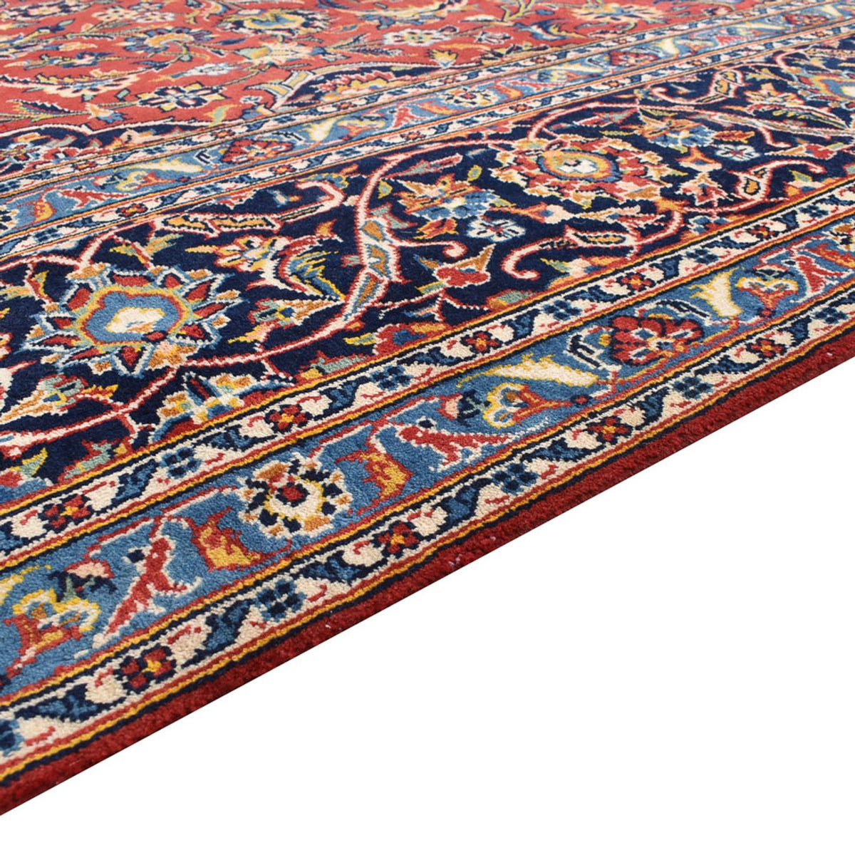 Perzisch tapijt - Keshan - 392 x 264 cm - rood