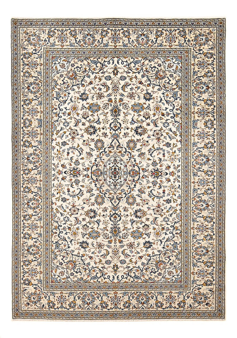 Perzisch tapijt - Keshan - 299 x 203 cm - donker beige