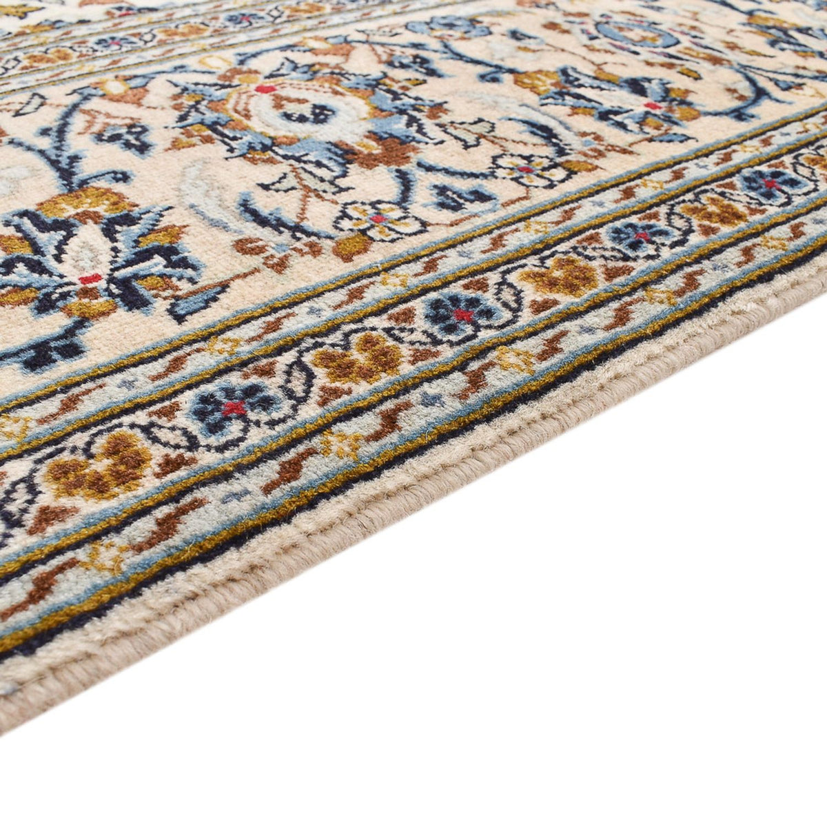 Perzisch tapijt - Keshan - 299 x 203 cm - donker beige