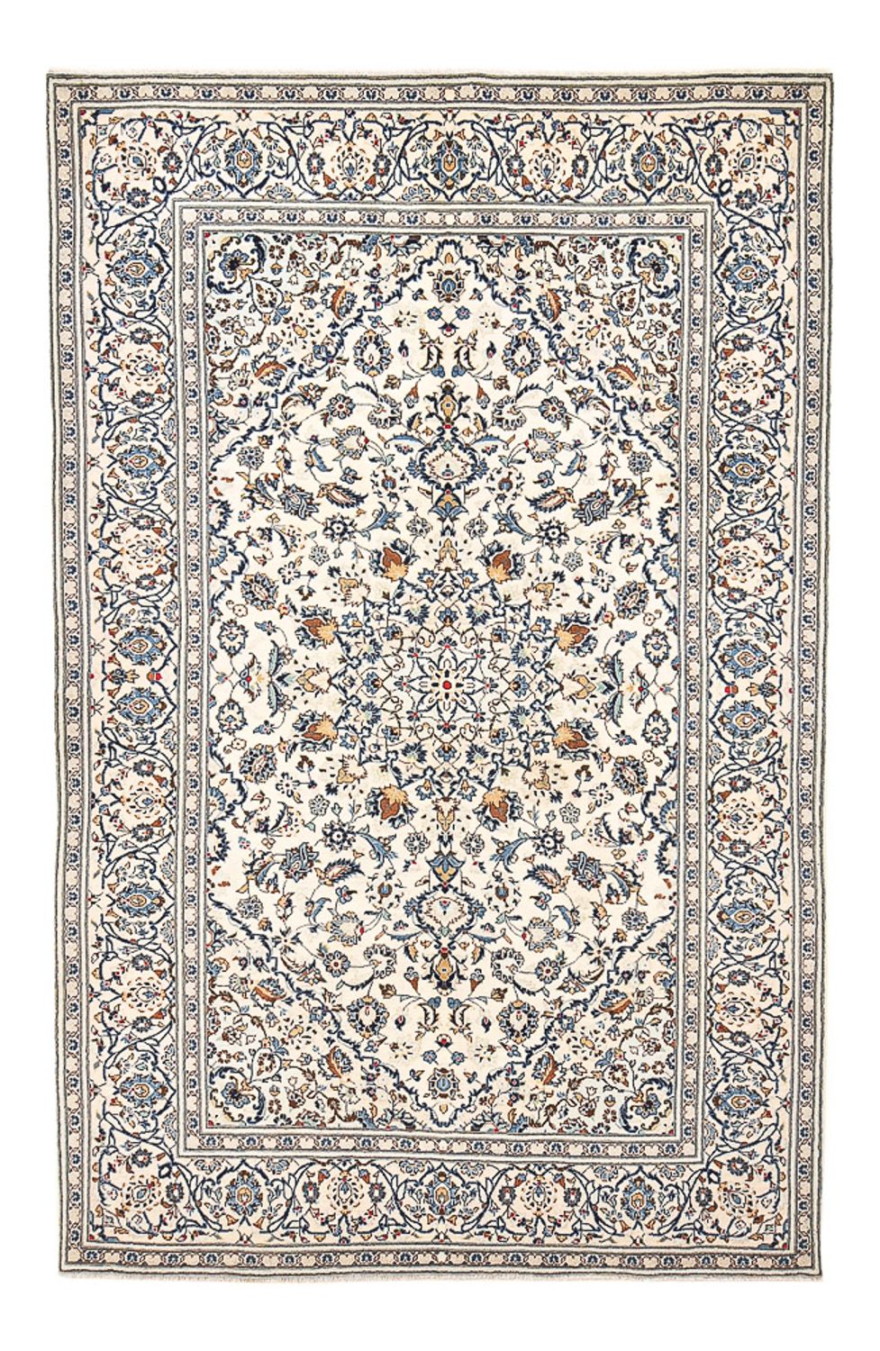 Perzisch tapijt - Keshan - 300 x 195 cm - donker beige
