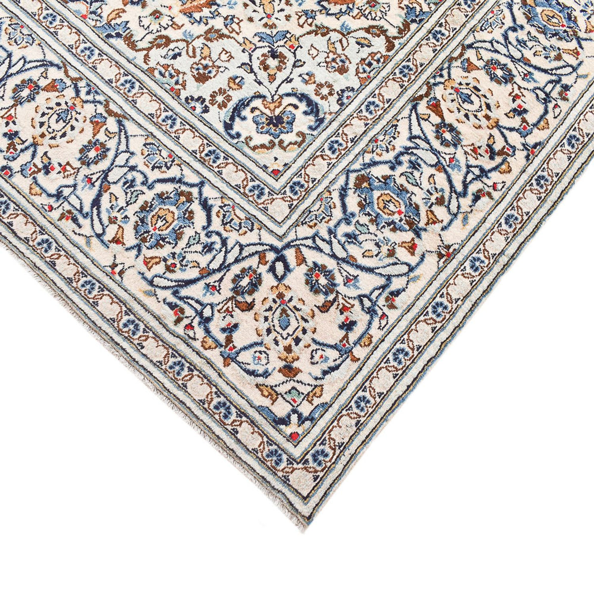 Perzisch tapijt - Keshan - 300 x 195 cm - donker beige