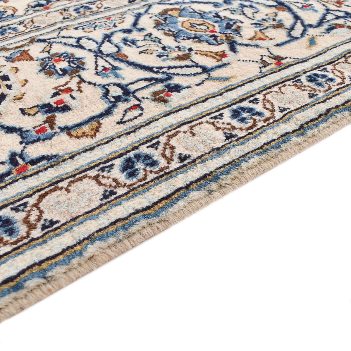 Perzisch tapijt - Keshan - 300 x 195 cm - donker beige