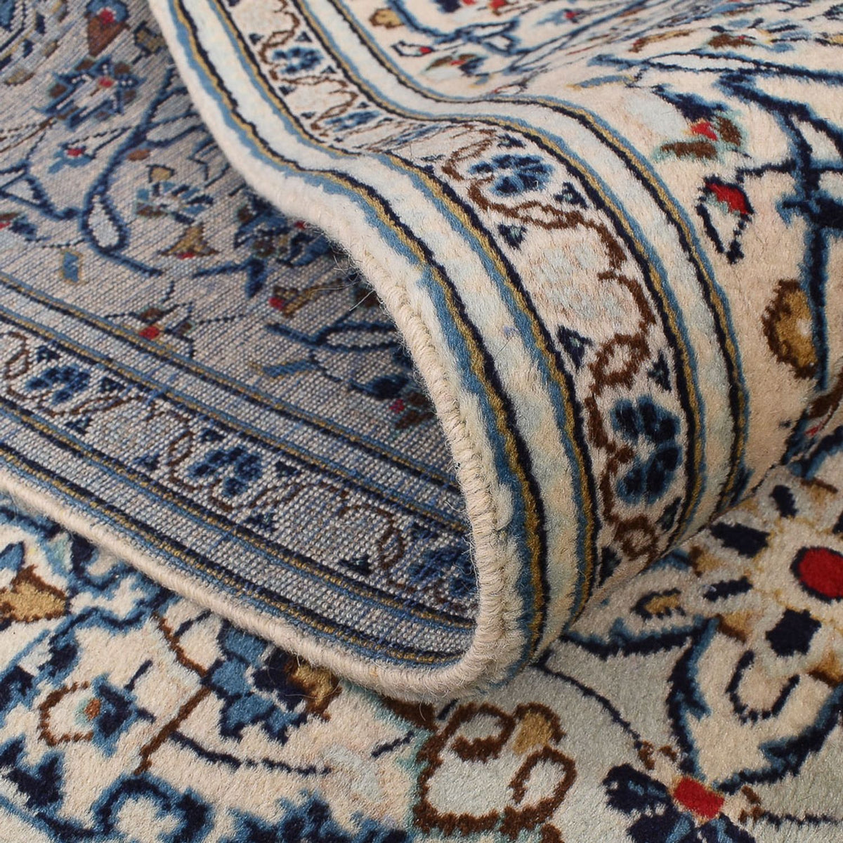 Perzisch tapijt - Keshan - 300 x 195 cm - donker beige