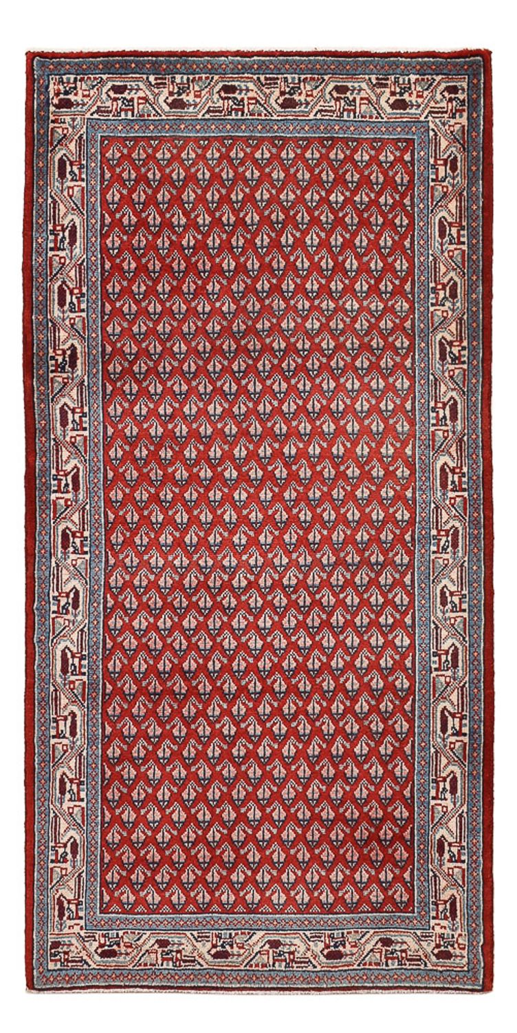 Perzisch tapijt - Mir - 135 x 66 cm - donkerrood