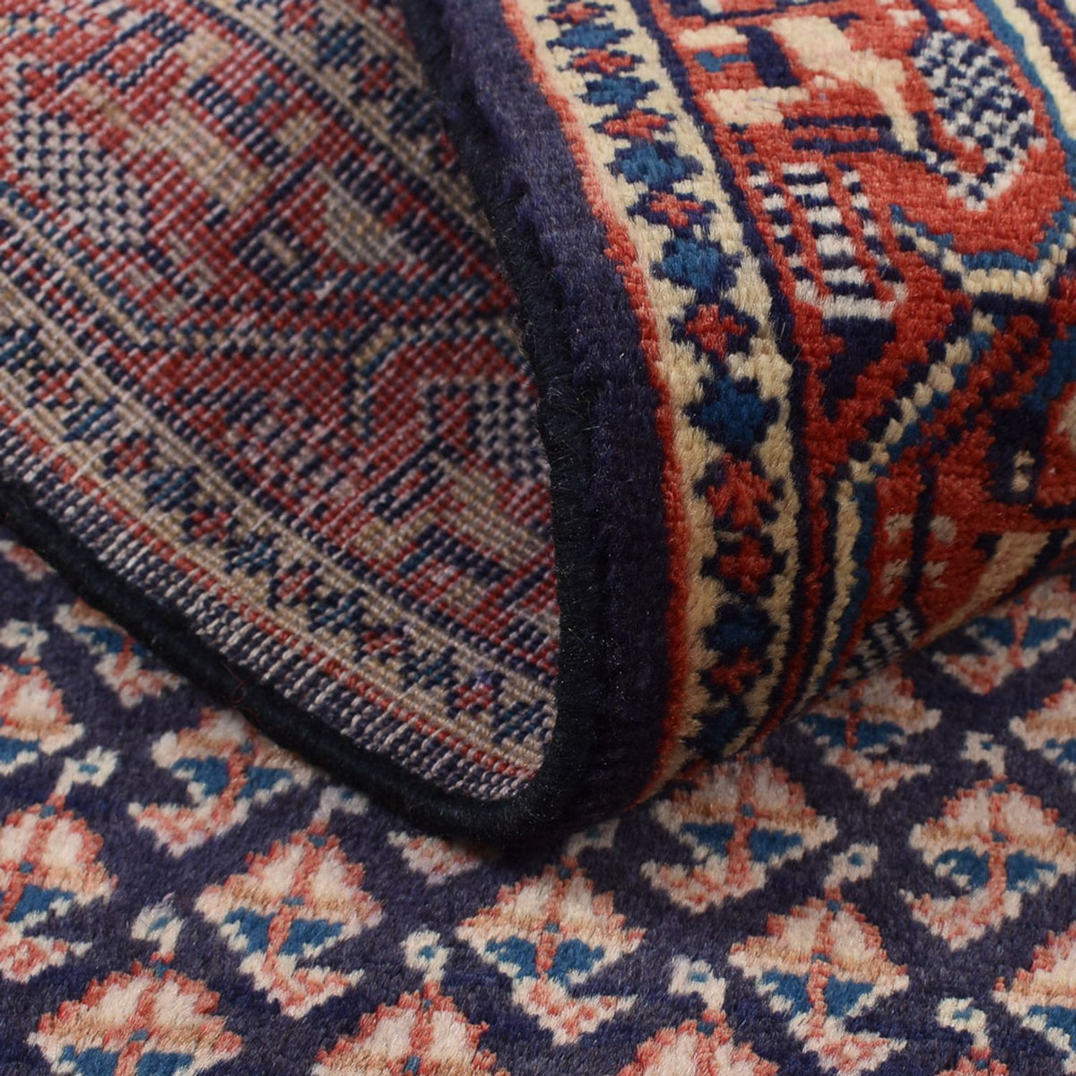 Perzisch tapijt - Mir - 129 x 63 cm - donkerrood