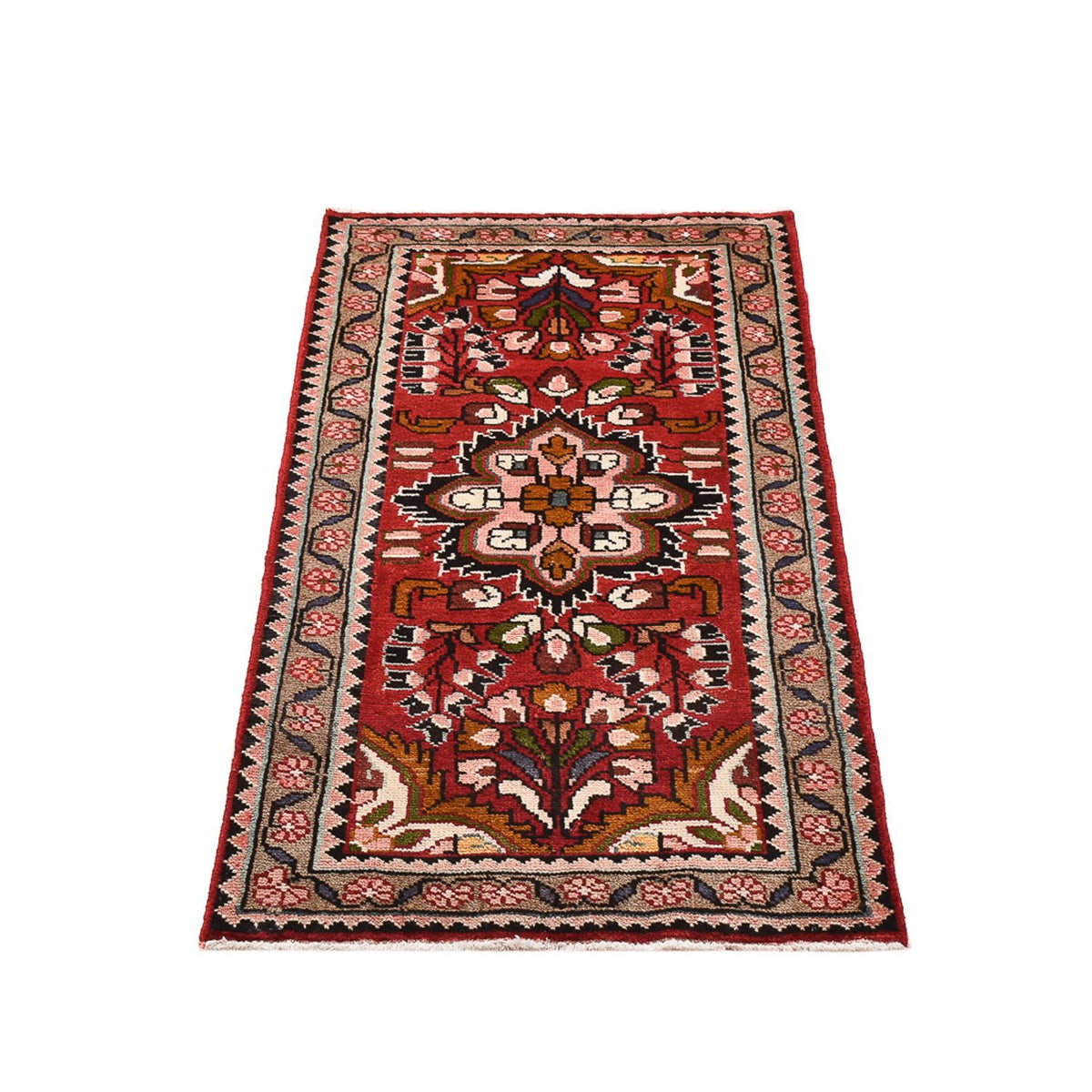 Perzisch Tapijt - Nomadisch - 128 x 60 cm - rood