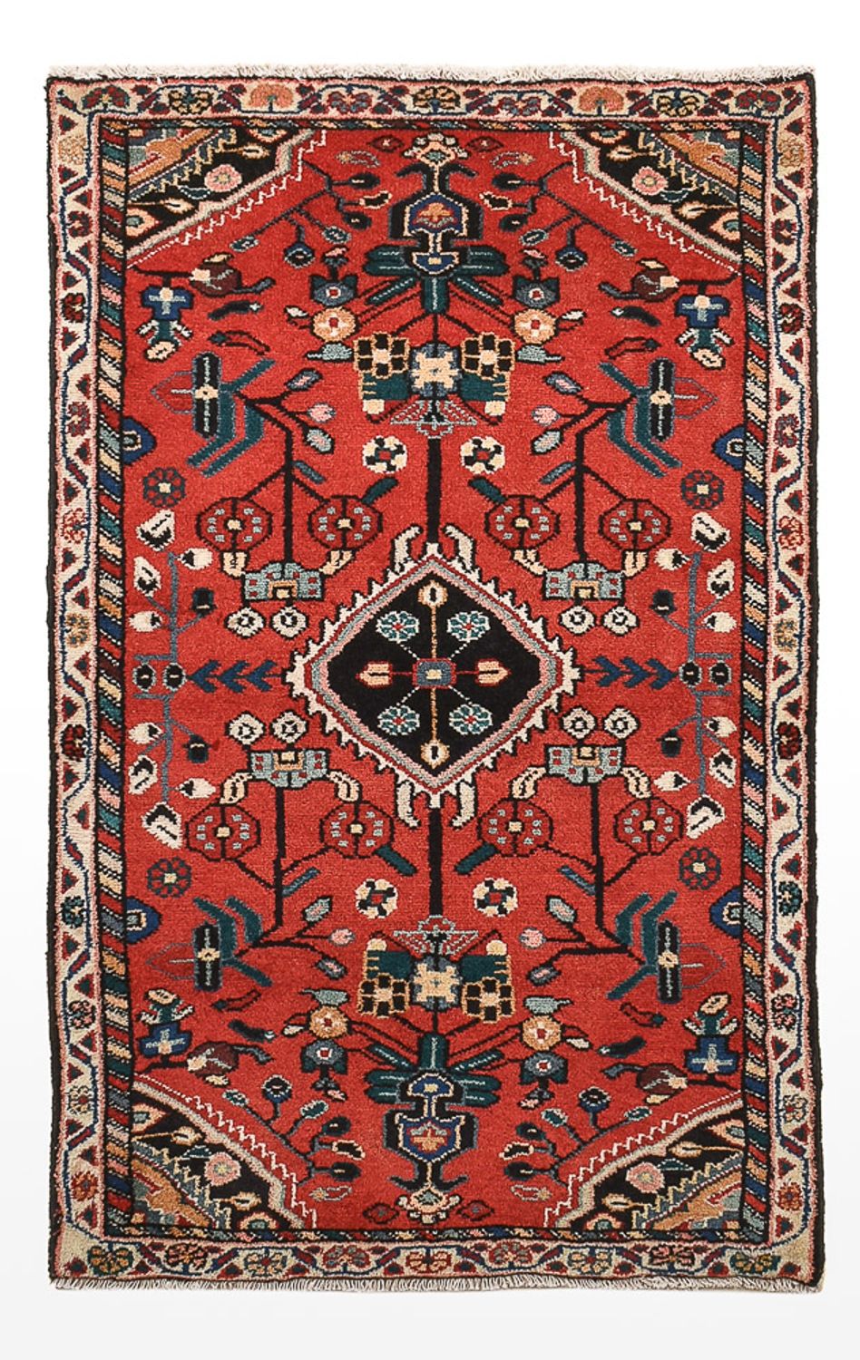Perzisch Tapijt - Nomadisch - 105 x 63 cm - rood