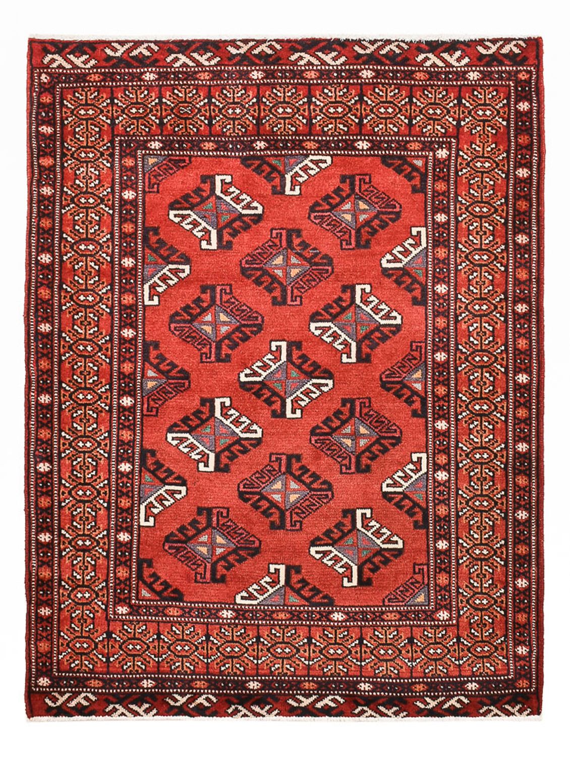 Turkaman tapijt - 115 x 85 cm - rood