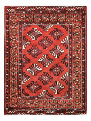 Turkaman tapijt - 115 x 85 cm - rood