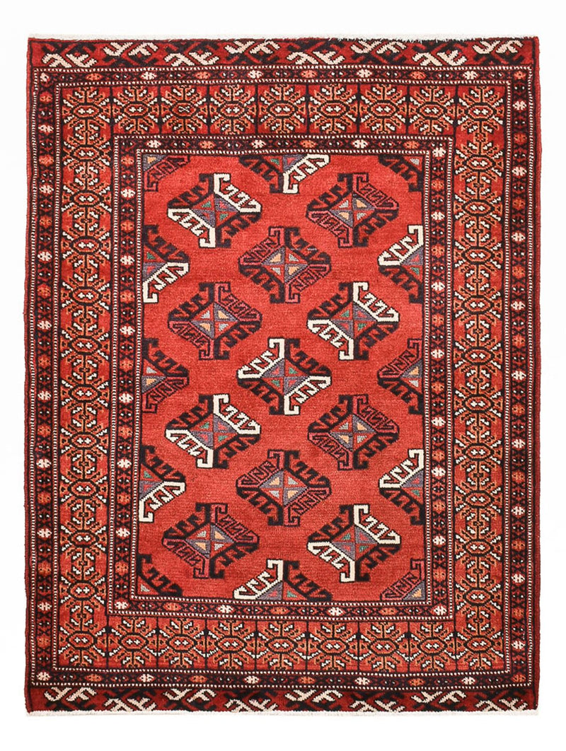 Turkaman tapijt - 115 x 85 cm - rood