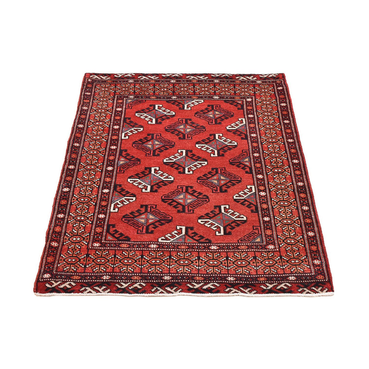 Turkaman tapijt - 115 x 85 cm - rood