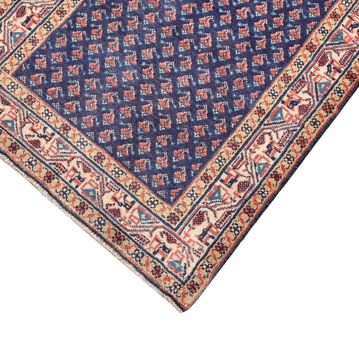 Perzisch tapijt - Mir - 130 x 65 cm - paars