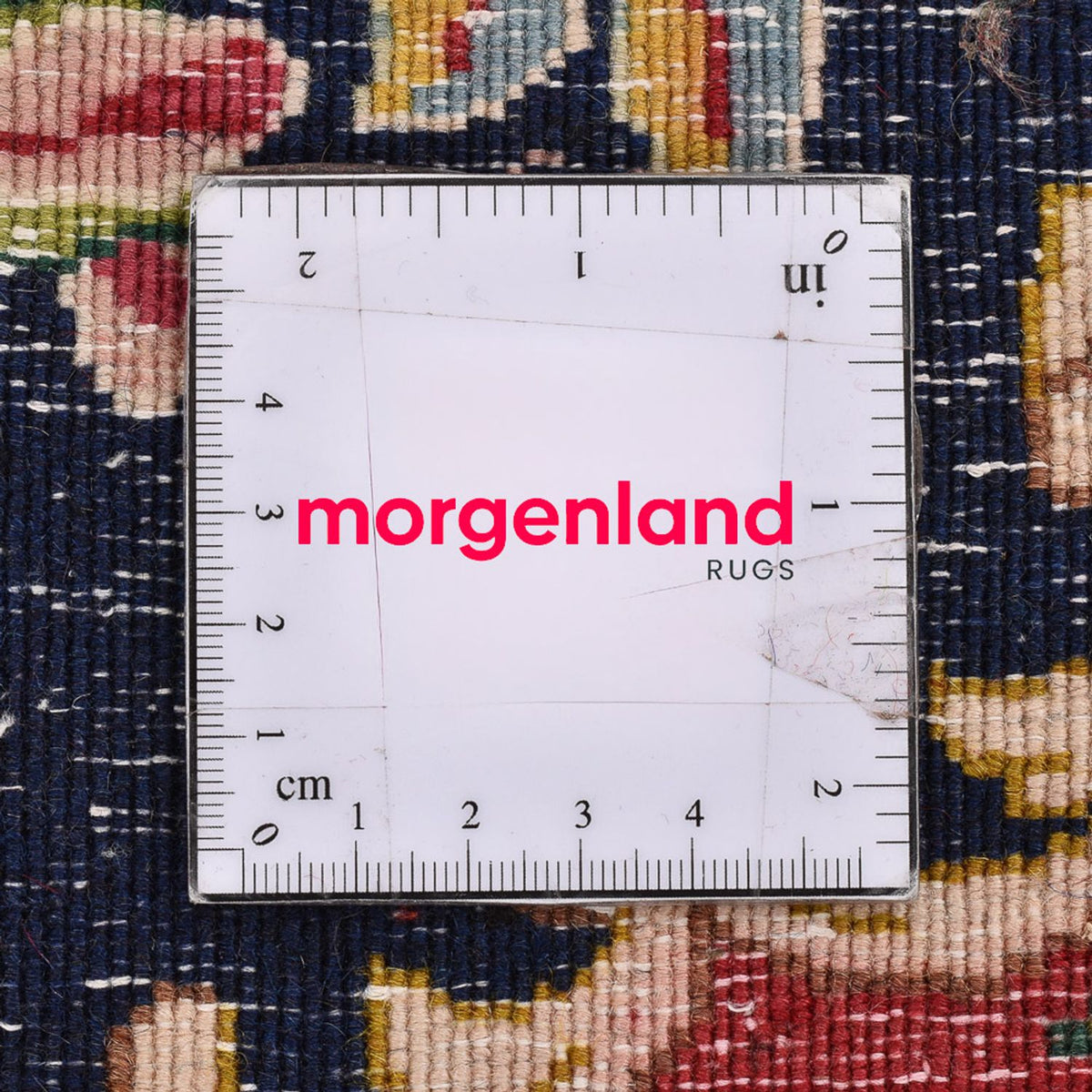 Perzisch Tapijt - Nomadisch vierkant  - 50 x 48 cm - donkerblauw