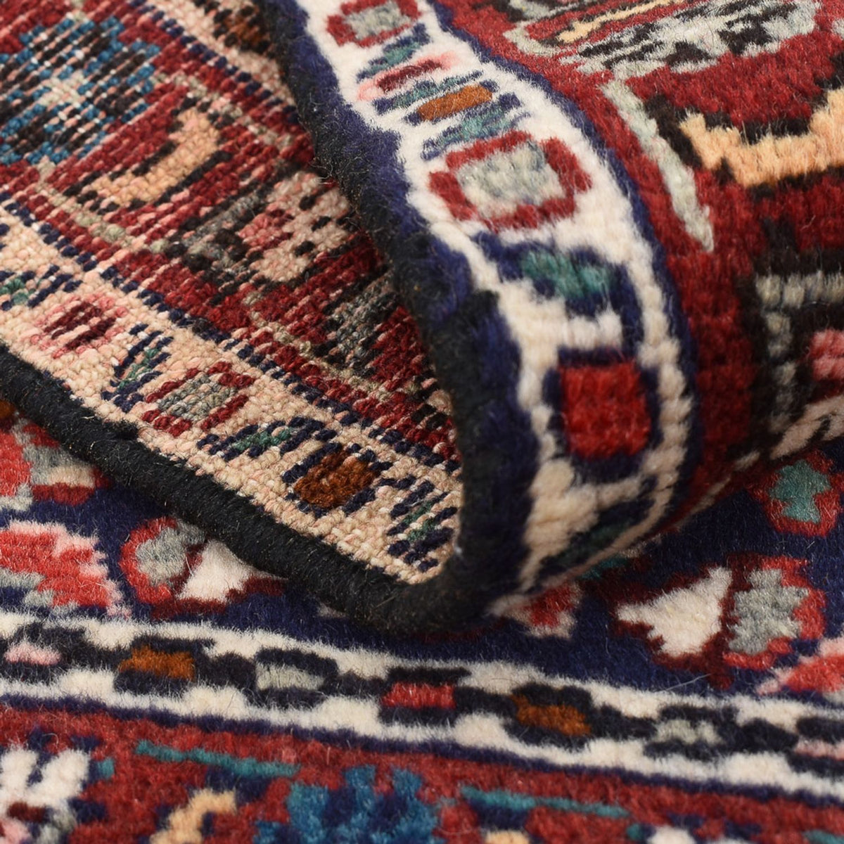 Perzisch Tapijt - Nomadisch - 93 x 54 cm - donkerrood