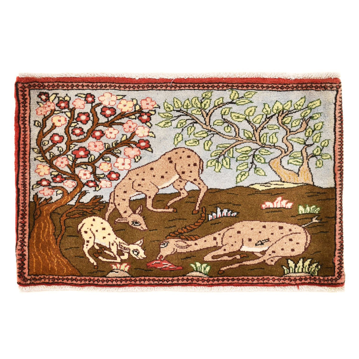 Perzisch Tapijt - Nomadisch - 67 x 45 cm - veelkleurig