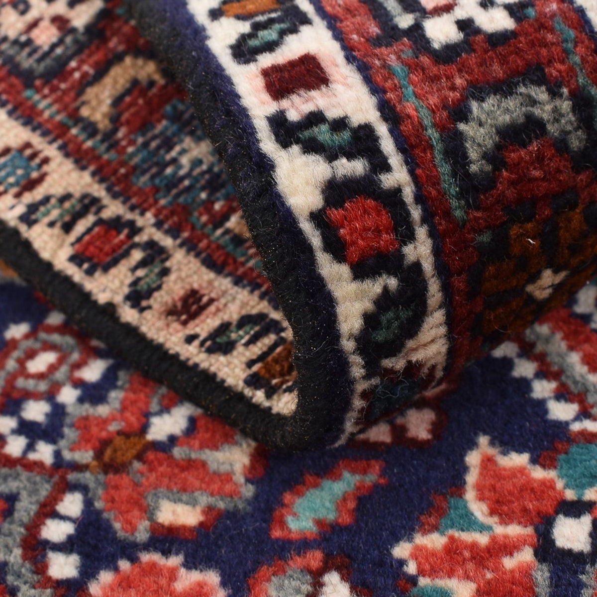 Perzisch Tapijt - Nomadisch - 90 x 53 cm - donkerrood