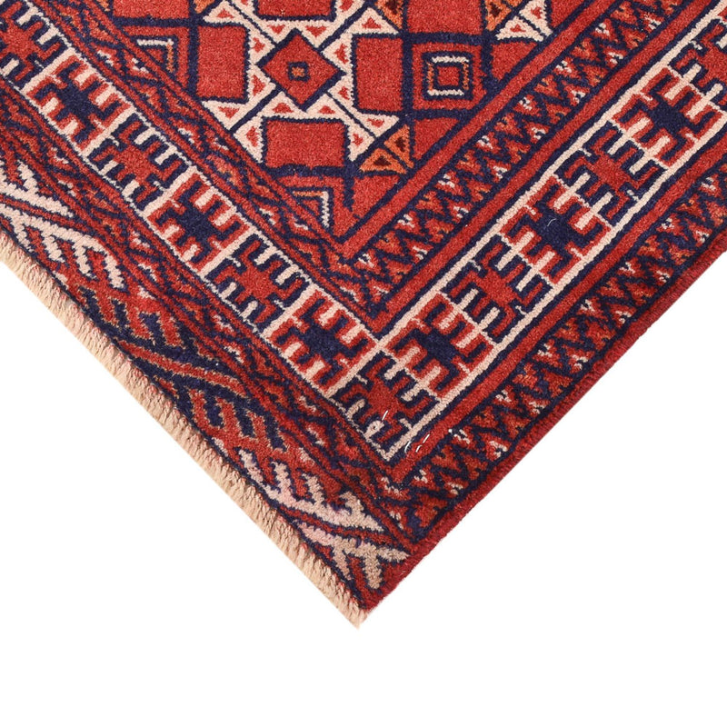 Perzisch Tapijt - Nomadisch - 92 x 70 cm - donkerrood