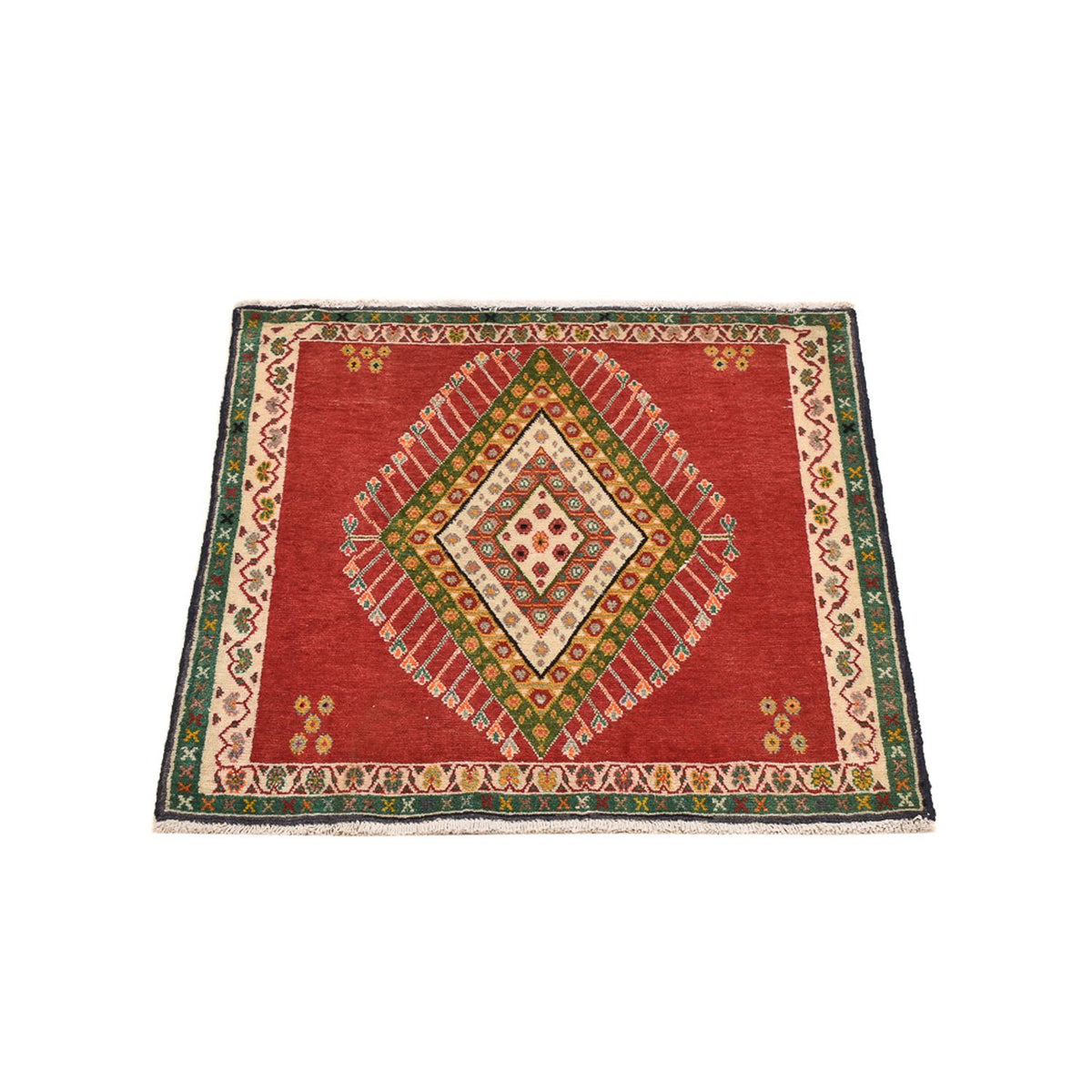 Perzisch Tapijt - Nomadisch vierkant  - 65 x 65 cm - rood
