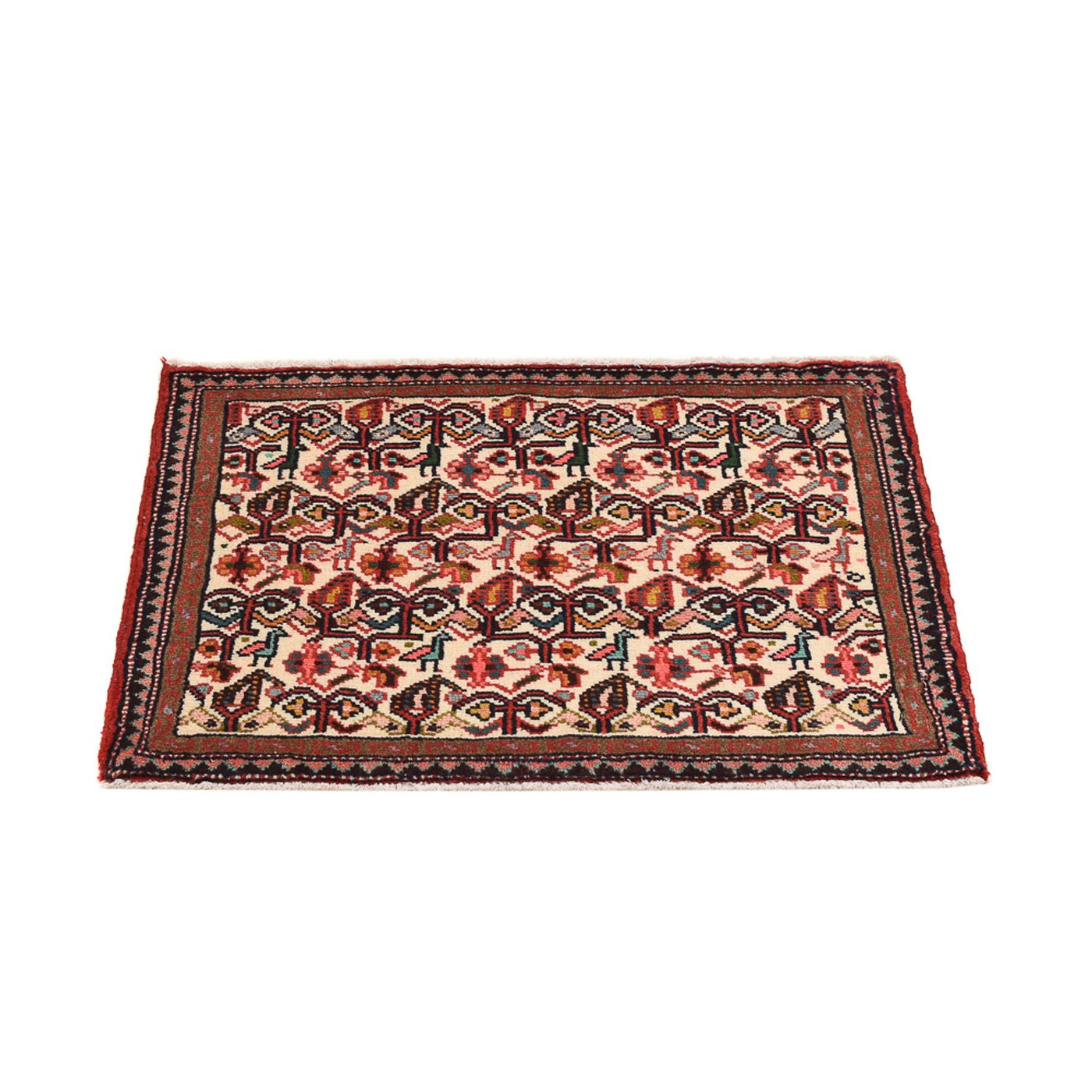 Hamadan Tapijt 75x52cm - Perzisch tapijt