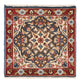 Hamadan Tapijt 52x52cm - Perzisch tapijt