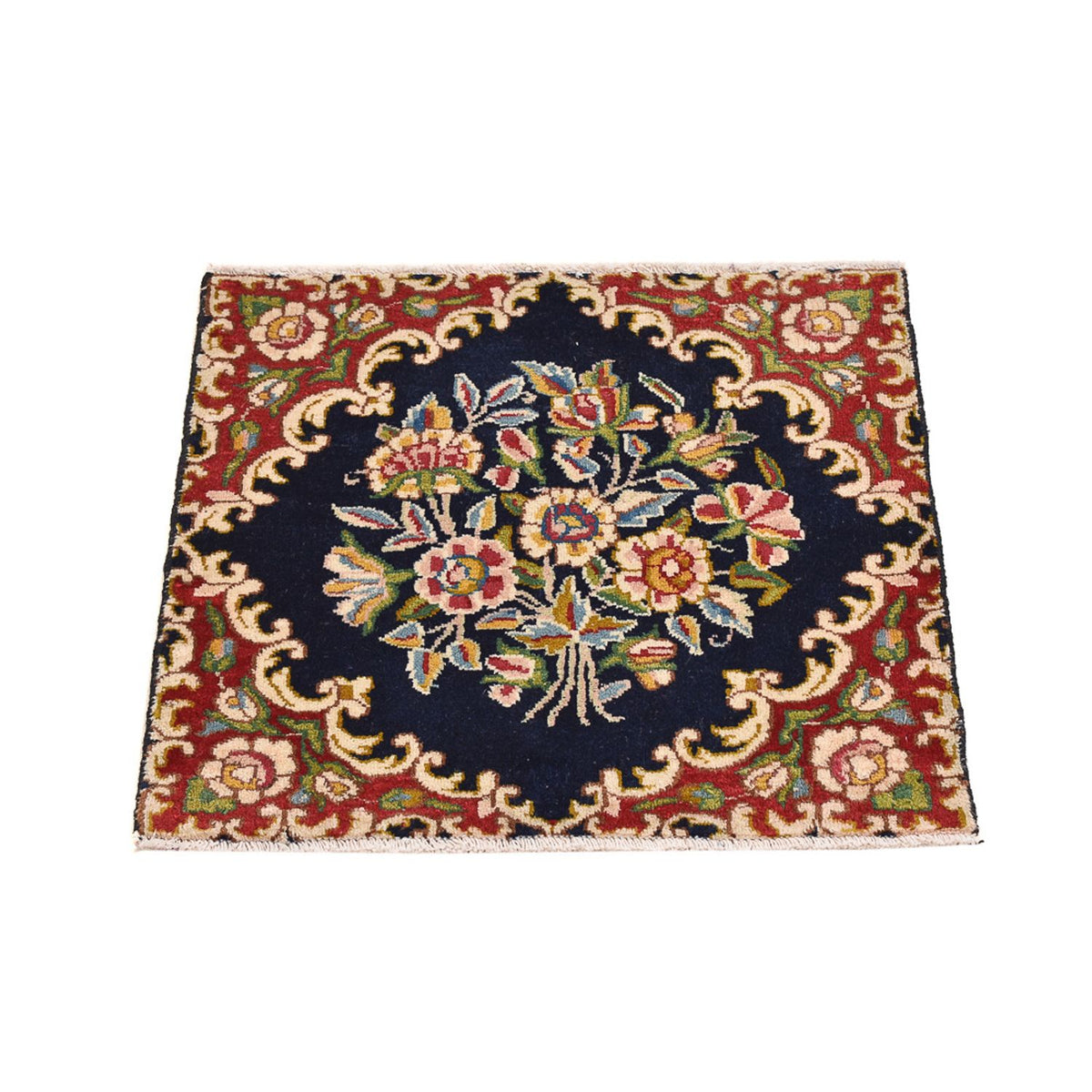 Perzisch Tapijt - Nomadisch vierkant  - 50 x 50 cm - donkerrood