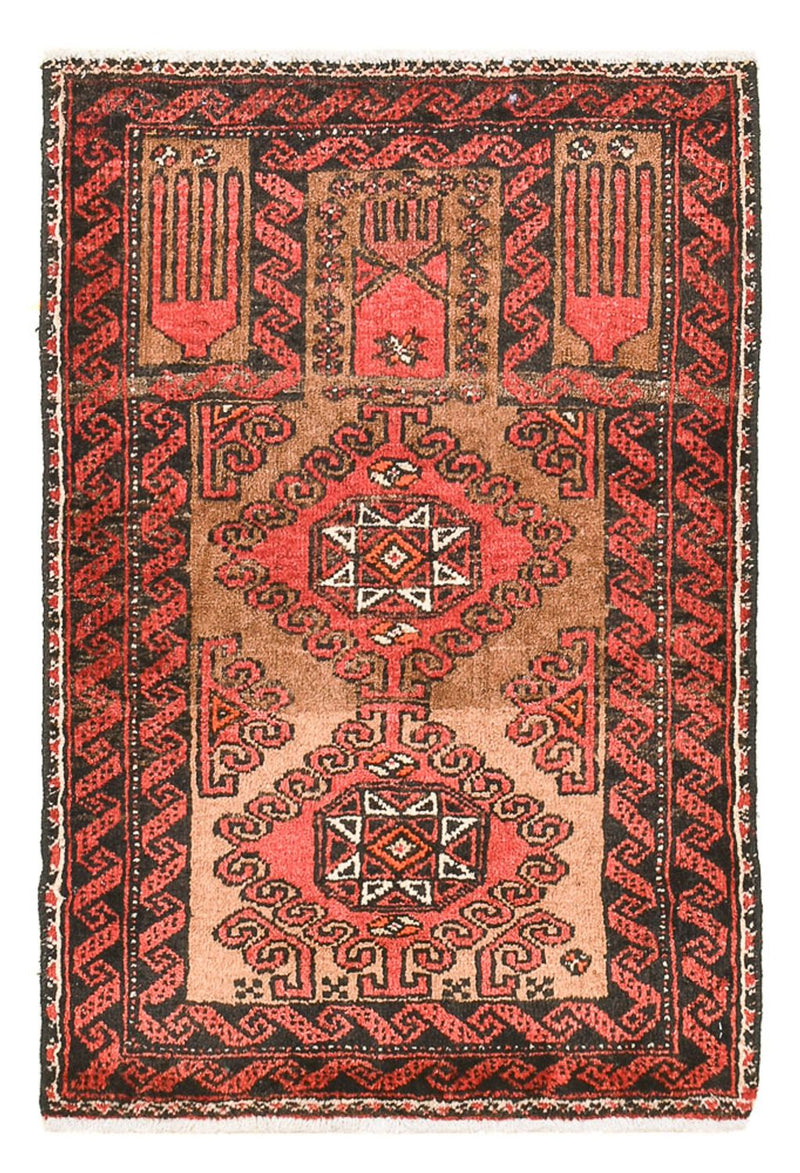 Perzisch Tapijt - Nomadisch - 74 x 52 cm - rood