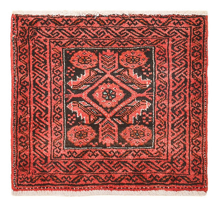 Perzisch Tapijt - Nomadisch vierkant  - 43 x 40 cm - rood