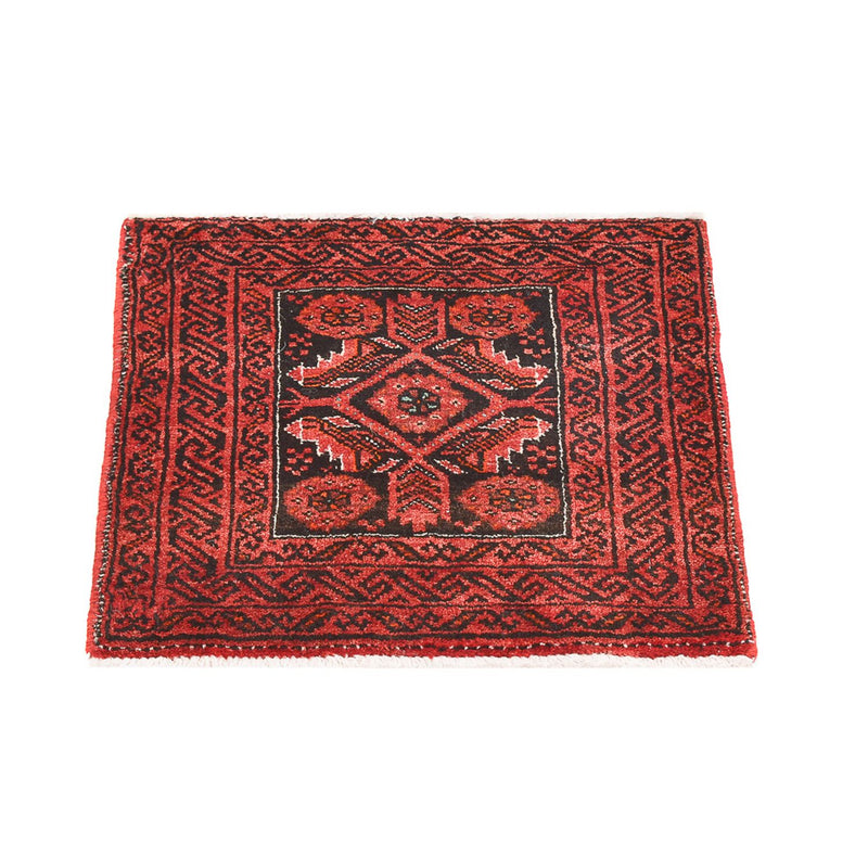 Perzisch Tapijt - Nomadisch vierkant  - 43 x 40 cm - rood