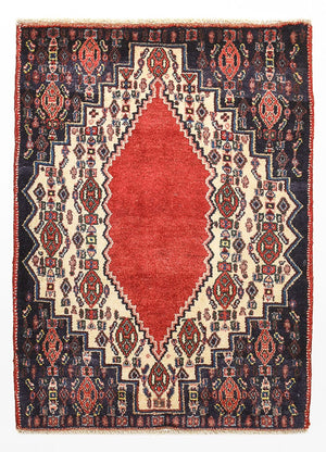 Perzisch Tapijt - Nomadisch - 83 x 63 cm - rood