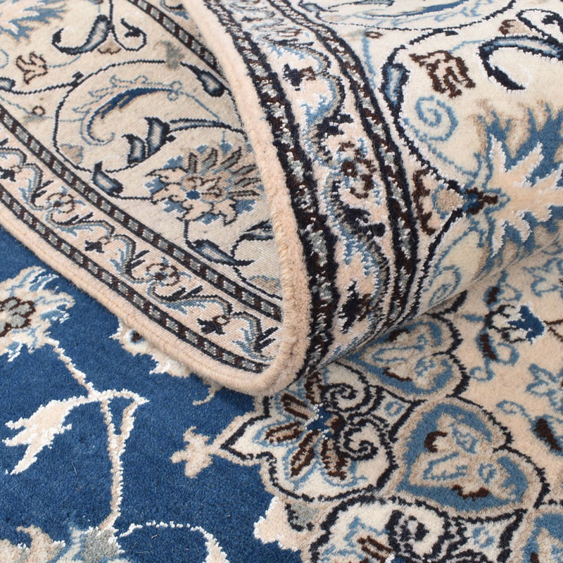 Perzisch tapijt - Nain - 297 x 200 cm - blauw