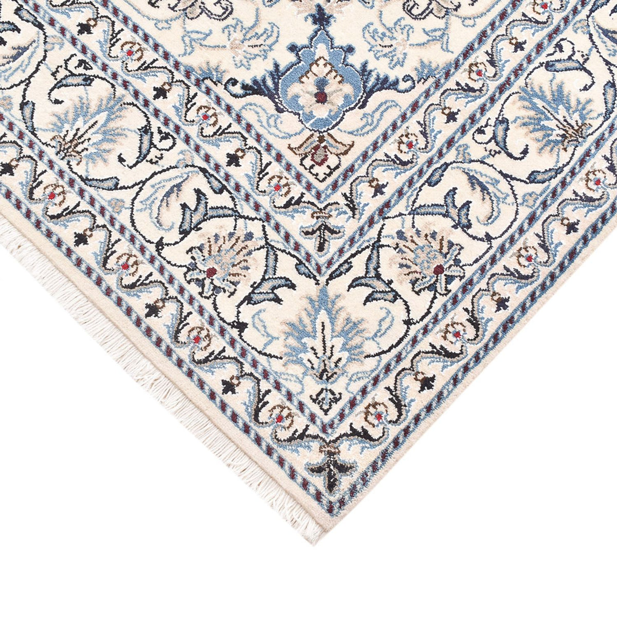 Perzisch tapijt - Nain - 198 x 149 cm - donkerblauw