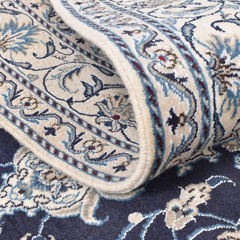 Perzisch tapijt - Nain - 198 x 149 cm - donkerblauw