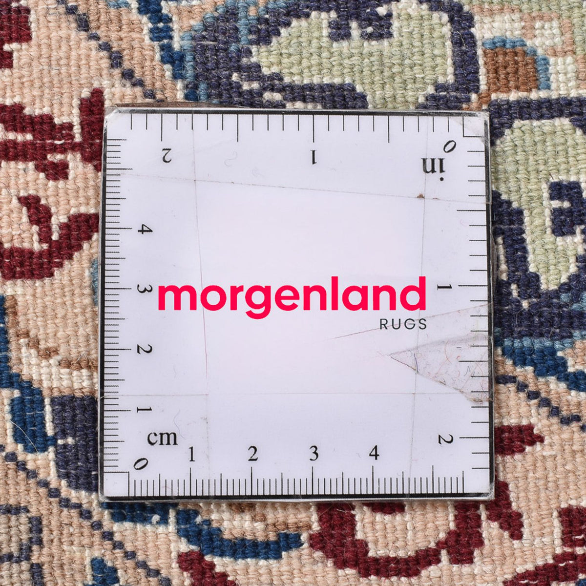 Perzisch tapijt - Nain - Koninklijk rond  - 136 x 136 cm - grijs