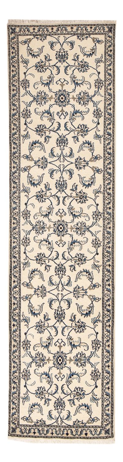 Loper Perzisch tapijt - Nain - 300 x 78 cm - beige