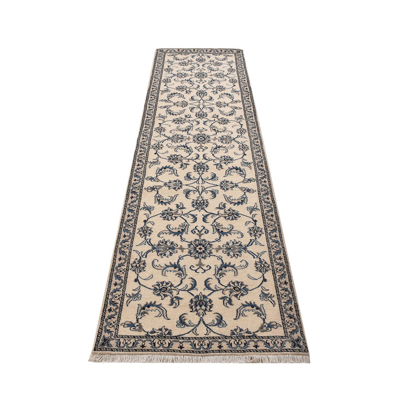 Loper Perzisch tapijt - Nain - 300 x 78 cm - beige