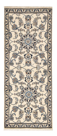 Loper Perzisch tapijt - Nain - 204 x 80 cm - beige