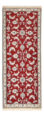 Loper Perzisch tapijt - Nain - 198 x 77 cm - rood