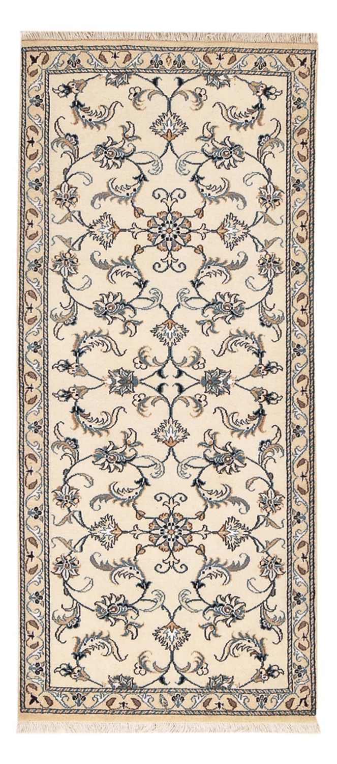 Loper Perzisch tapijt - Nain - 182 x 79 cm - beige