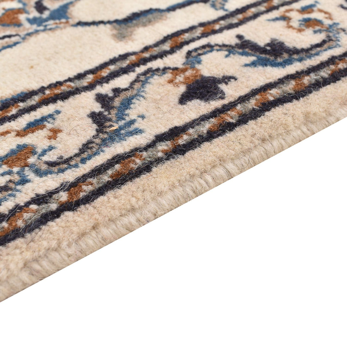 Loper Perzisch tapijt - Nain - 205 x 79 cm - beige