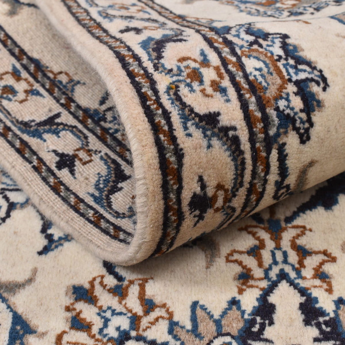 Loper Perzisch tapijt - Nain - 205 x 79 cm - beige