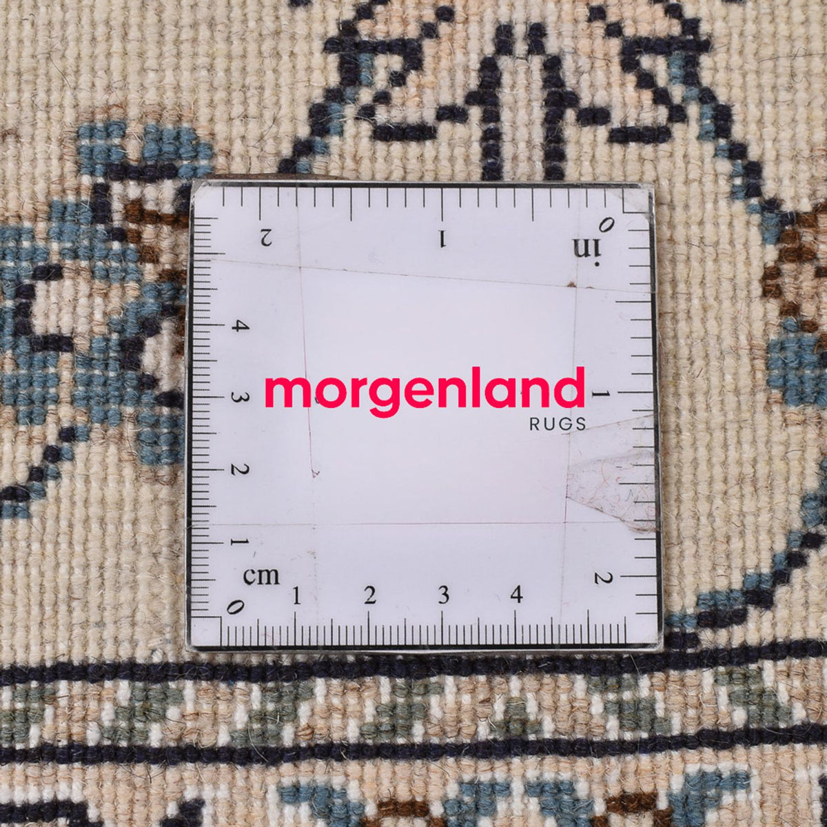 Loper Perzisch tapijt - Nain - 201 x 77 cm - beige